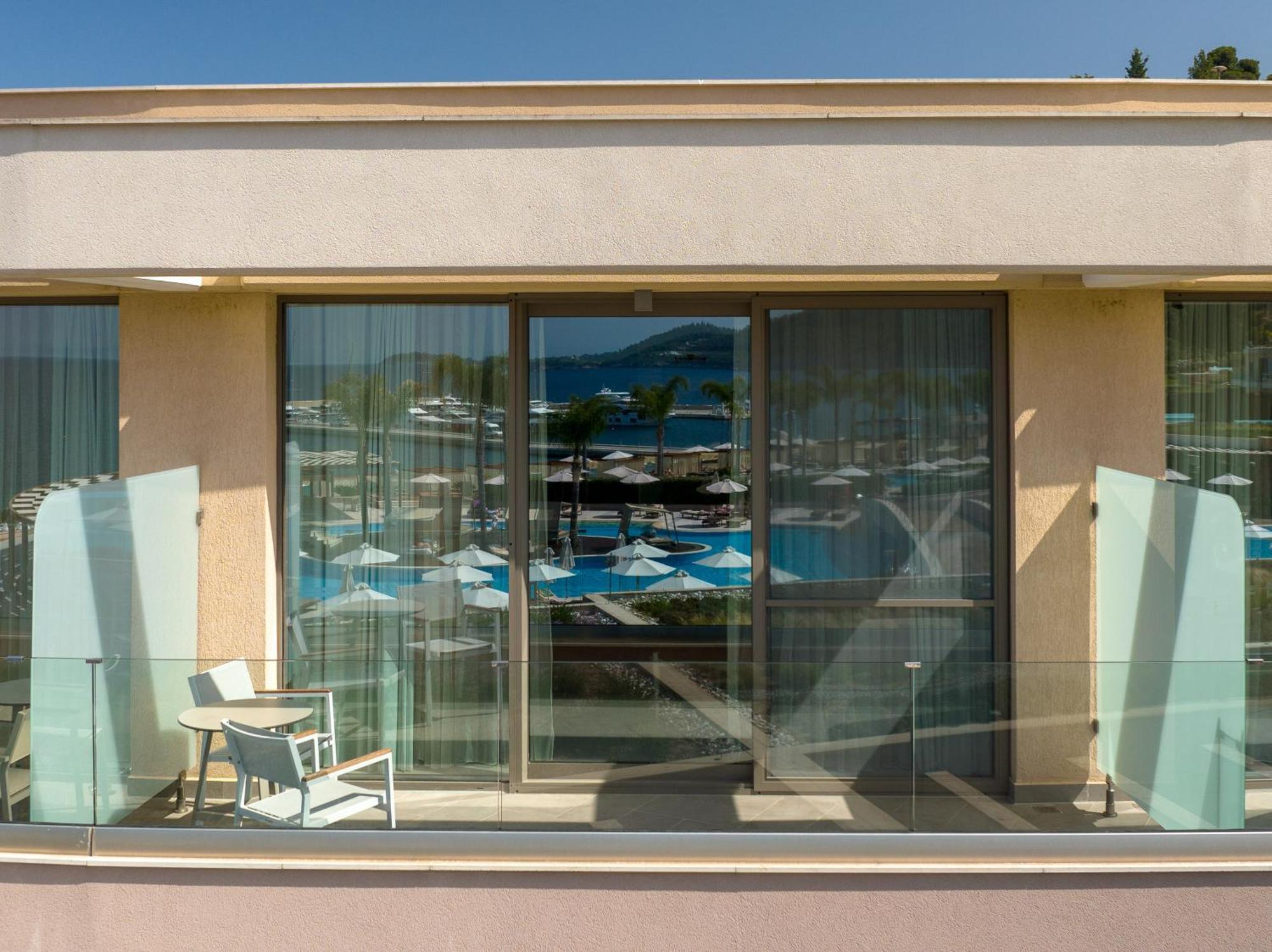 Miraggio Thermal Spa Resort Paliouri Cameră foto A balcony